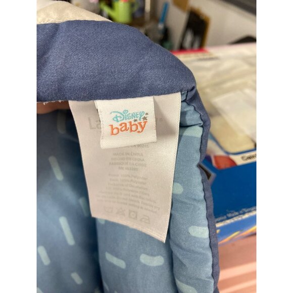 Disney Baby Forever Winnie Pooh Tigger Piglet Lambs Ivy White/Blue/Gray Crib Qui - Picture 7 of 9